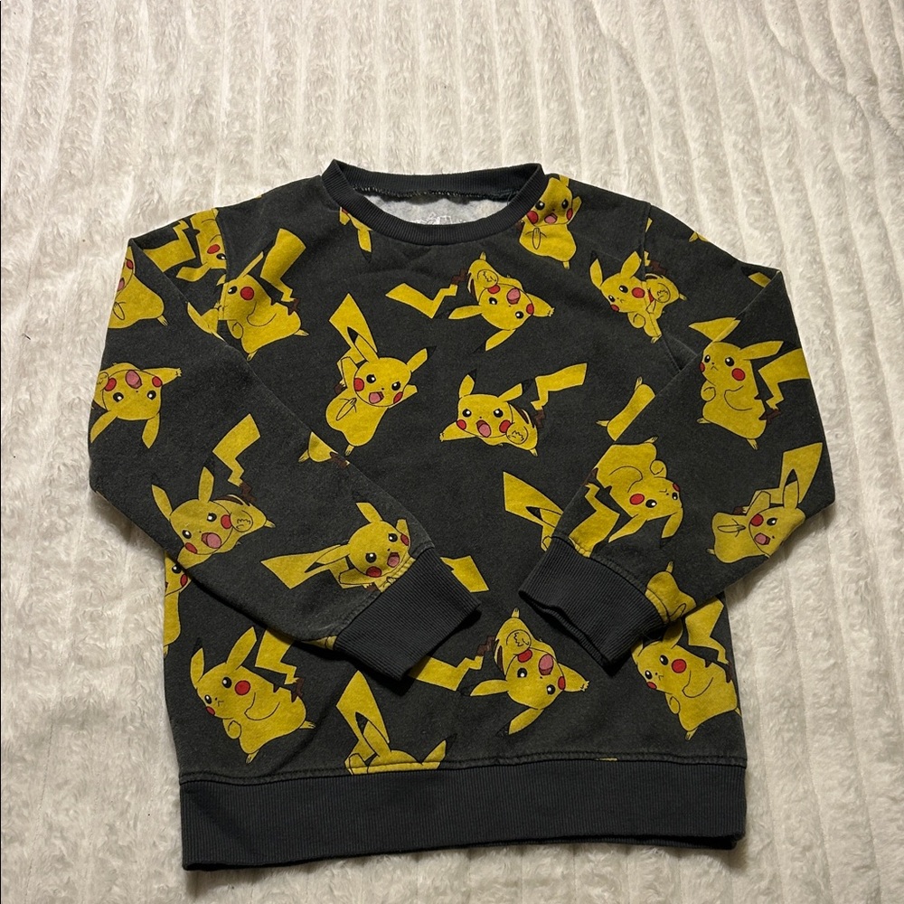 Pikachu Kids Crewneck Sweater